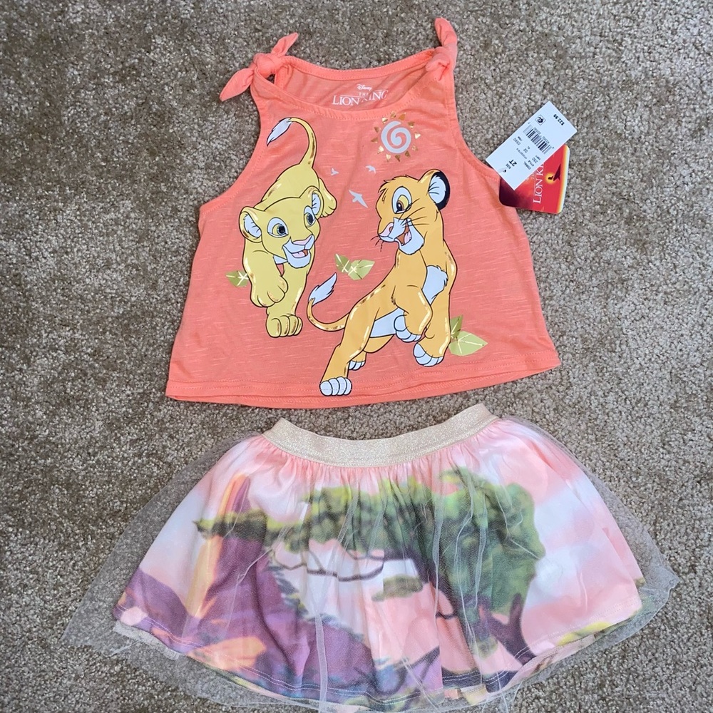 Disney’s the Lion king tutu set sz 2t